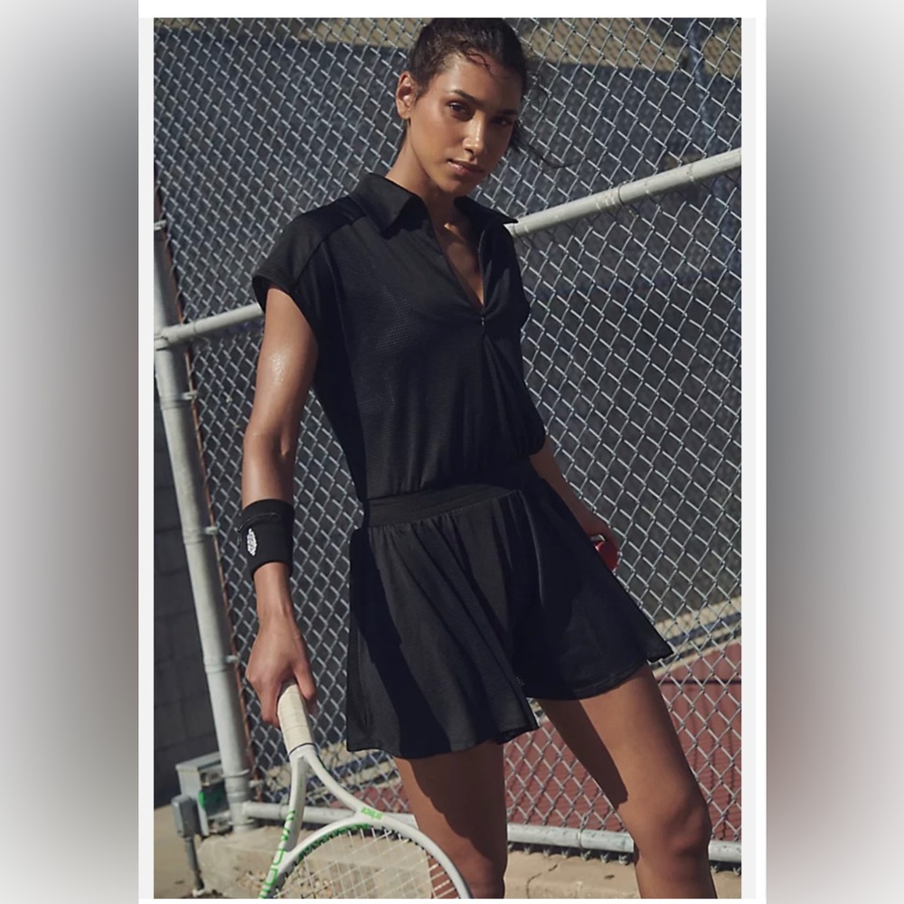 NWT Hit the City Shortsie Free People Movement Work Out Black